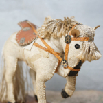 アンティーク 馬の人形 オブジェ（uoo1403） - アンティーク家具